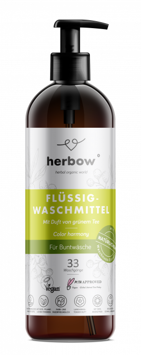 Herbow Flüssigwaschmittel <br> Color Harmony - 1000 ml 