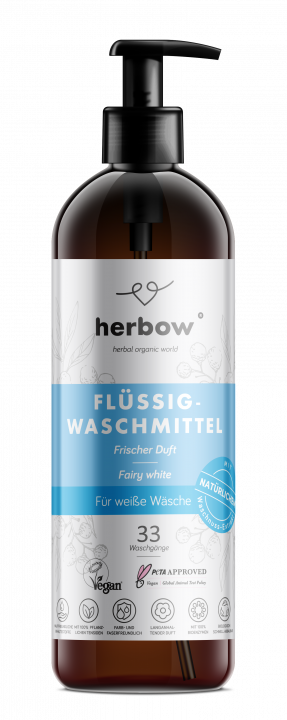 Herbow Flüssigwaschmittel<br>Fairy White - 1000 ml 