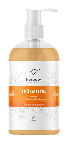 Herbow Spülmittel -<br>Passionate nature <br>- Mango-Duft 500 ml 