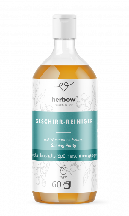 HERBOW<br> GESCHIRR REINIGER<br>PARFÜMFREI 750ml