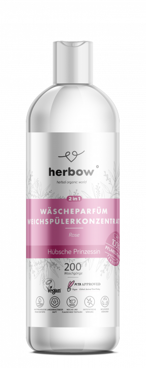 Herbow<br>2in1 Wäscheparfüm<br>Weichspülerkonzentrat <br>Hübsche Prinzessin - <br>1000 ml